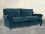 Hetty 4 Seat Sofa In Blue Lush Velvet