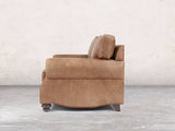 Hetty 4 Seat Sofa In Brown Vintage Leather