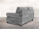 Hetty 4 Seat Sofa In Dove Vintage Velvet