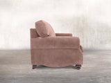 Hetty 4 Seat Sofa In Dusky Pink Vintage Velvet
