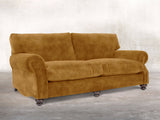 Hetty 4 Seat Sofa In Gold Vintage Velvet