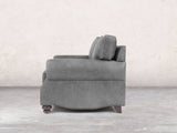 Hetty 4 Seat Sofa In Grey Vintage Leather