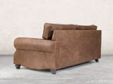 Hetty 4 Seat Sofa In Hickory Vintage Leather