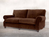 Hetty 4 Seat Sofa In Hickory Vintage Velvet
