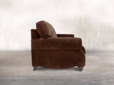 Hetty 4 Seat Sofa In Hickory Vintage Velvet