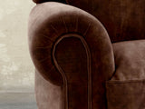 Hetty 4 Seat Sofa In Hickory Vintage Velvet