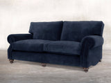 Hetty 4 Seat Sofa In Indigo Vintage Velvet