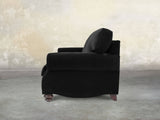 Hetty 4 Seat Sofa In Jet Black Lush Velvet
