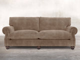 Hetty 4 Seat Sofa In Mocha Vintage Velvet