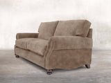 Hetty 4 Seat Sofa In Mocha Vintage Velvet