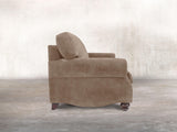 Hetty 4 Seat Sofa In Mocha Vintage Velvet