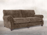 Hetty 4 Seat Sofa In Otter Vintage Velvet