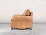 Hetty 4 Seat Sofa In Pecan Vintage Leather