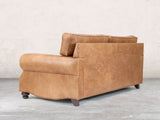 Hetty 4 Seat Sofa In Pecan Vintage Leather