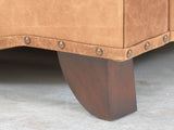 Hetty 4 Seat Sofa In Pecan Vintage Leather