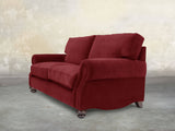 Hetty 4 Seat Sofa In Red Lush Velvet