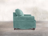 Hetty 4 Seat Sofa In Summer Mist Vintage Velvet