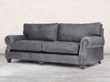 Hetty 4 Seat Sofa In Thunder Vintage Leather