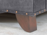 Hetty 4 Seat Sofa In Thunder Vintage Leather