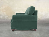 Hetty Chair In Aqua Lush Velvet