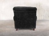 Hetty Chair In Black Cat Vintage Velvet