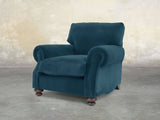 Hetty Chair In Blue Lush Velvet