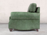 Hetty Chair In Green Vintage Leather