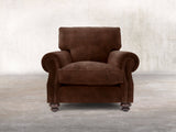 Hetty Chair In Hickory Vintage Velvet