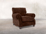 Hetty Chair In Hickory Vintage Velvet