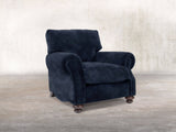 Hetty Chair In Indigo Vintage Velvet
