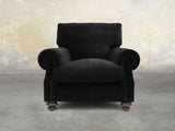 Hetty Chair In Jet Black Lush Velvet