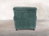 Hetty Chair In Ocean Storm Vintage Velvet