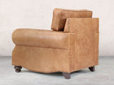 Hetty Chair In Pecan Vintage Leather