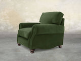 Hetty Chair In Pine Lush Velvet