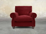 Hetty Chair In Red Lush Velvet