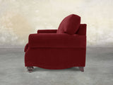 Hetty Chair In Red Lush Velvet