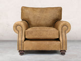 Hetty Chair In Tan Vintage Leather