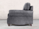 Hetty Chair In Thunder Vintage Leather