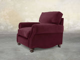 Hetty Chair In Wine Lush Velvet