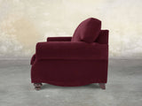 Hetty Chair In Wine Lush Velvet