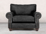 Hetty Cuddler In Black Vintage Leather
