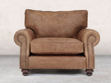 Hetty Cuddler In Brown Vintage Leather