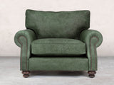 Hetty Cuddler In Green Vintage Leather