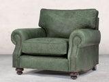 Hetty Cuddler In Green Vintage Leather