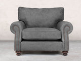 Hetty Cuddler In Grey Vintage Leather