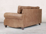 Hetty Snug 2 Seat Sofa In Brown Vintage Leather