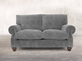 Hetty Snug 2 Seat Sofa In Dove Vintage Velvet