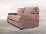 Hetty Snug 2 Seat Sofa In Dusky Pink Vintage Velvet
