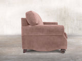 Hetty Snug 2 Seat Sofa In Dusky Pink Vintage Velvet