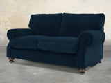 Hetty Snug 2 Seat Sofa In Eclipse Lush Velvet